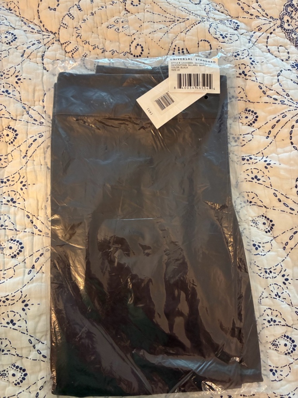 NWT Universal Standard Black Sillaro Skirt - size 22